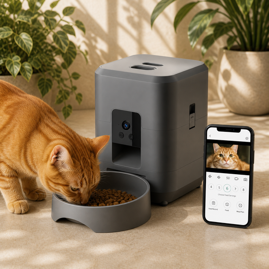 VELNA Automatic Pet Feeder – Smart Wi-Fi Camera Dispenser