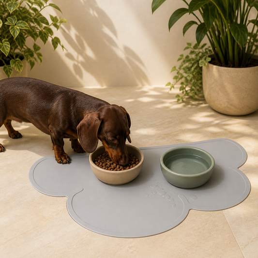 VELNA Silicone Feeding Mat – Raised-Edge Spill-Proof Tray