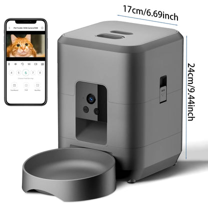 Velna Automatic Pet Feeder 2 L sealed hopper open